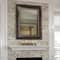 Head West Bronze Distressed 30.5" x 36.5" Framed Beveled Accent Vanity Mirror